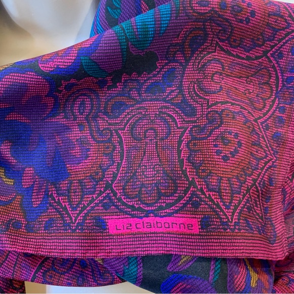 Liz Claiborne Silk Scarf‎ - Picture 3 of 8